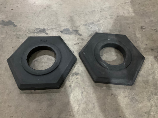 (2) 42'' Reflective Traffic Looper Cones (PAIR) W/ 16 Lbs Base