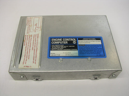 REMAN 6153 Engine Control Computer Module For 90 DSM Eclipse 2.0L AWD DOHC Turbo