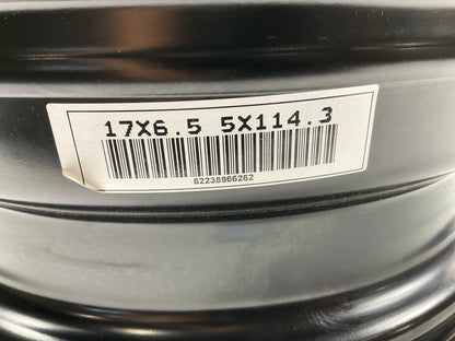 Replacement New 62-86512S Steel Wheel 17x6.5'', 5x4.5'' PCD, +38 Offset, 72mm Hub