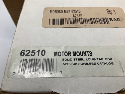 NEW UNBOXED Moroso 62510 Steel Long Tab Engine Motor Mounts - Chevy SBC & BBC