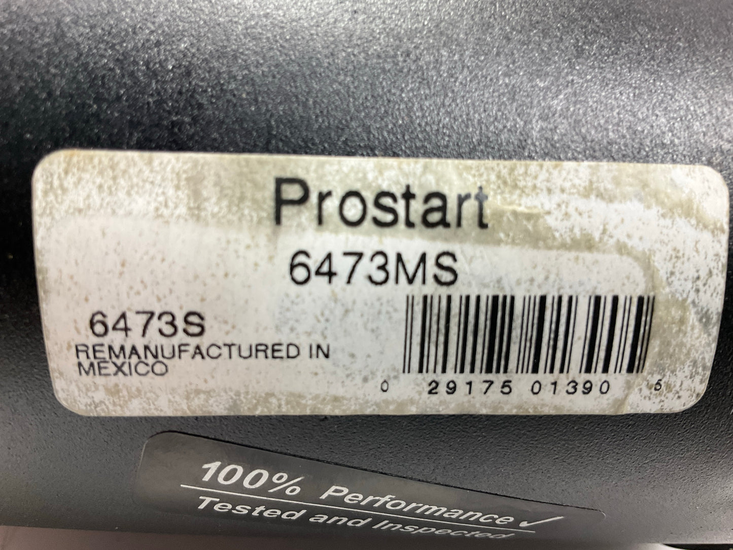 REMAN. Unboxed Prostart 6473MS Starter