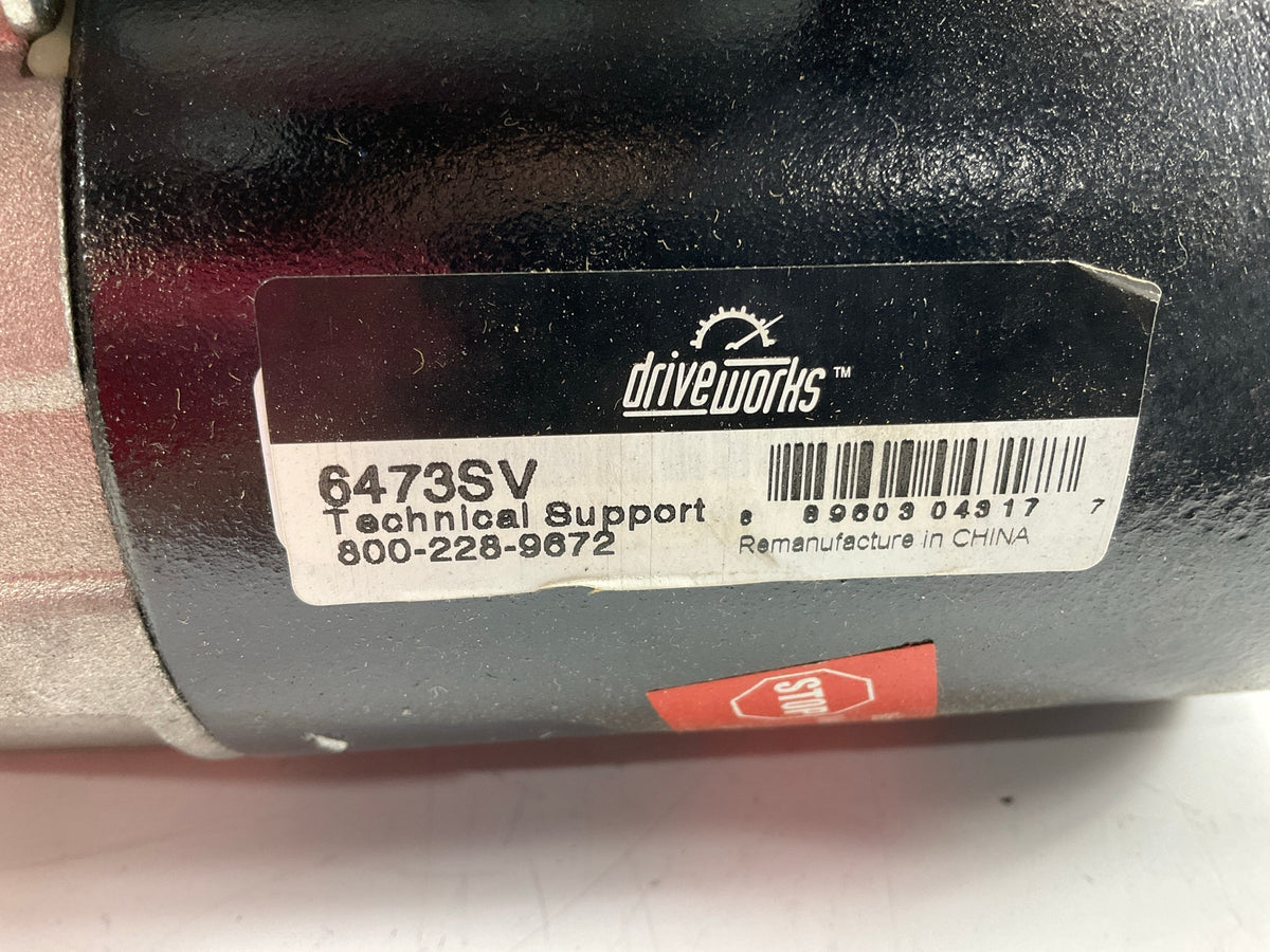 REMAN. Unboxed Drive Works 6473SV Starter