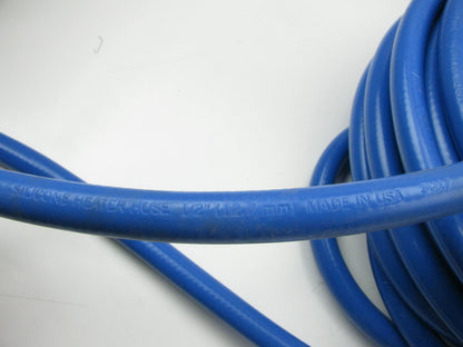 50 FEET- MADE IN USA Blue Silicone Heater Hose 1/2'' ID X 50' Roll, High Temp