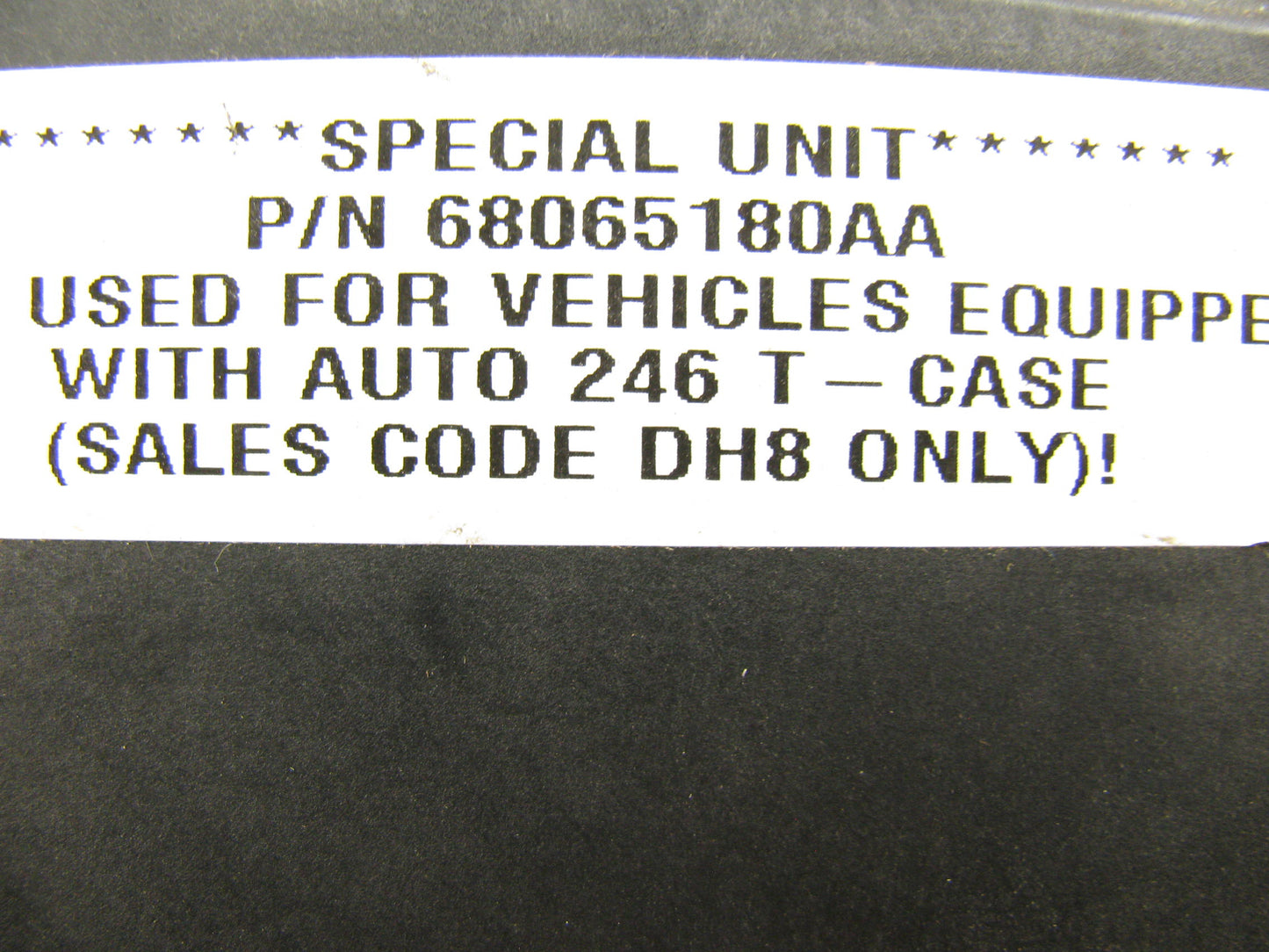 NEW UNBOXED Integrated Control Fuse Box Power Module OEM For Mopar 68065180AA