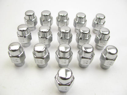 (16) Gorilla 68128 12mm X 1.25 Chrome Lug Nuts Mag E-T 60° Taper Right H. Thread