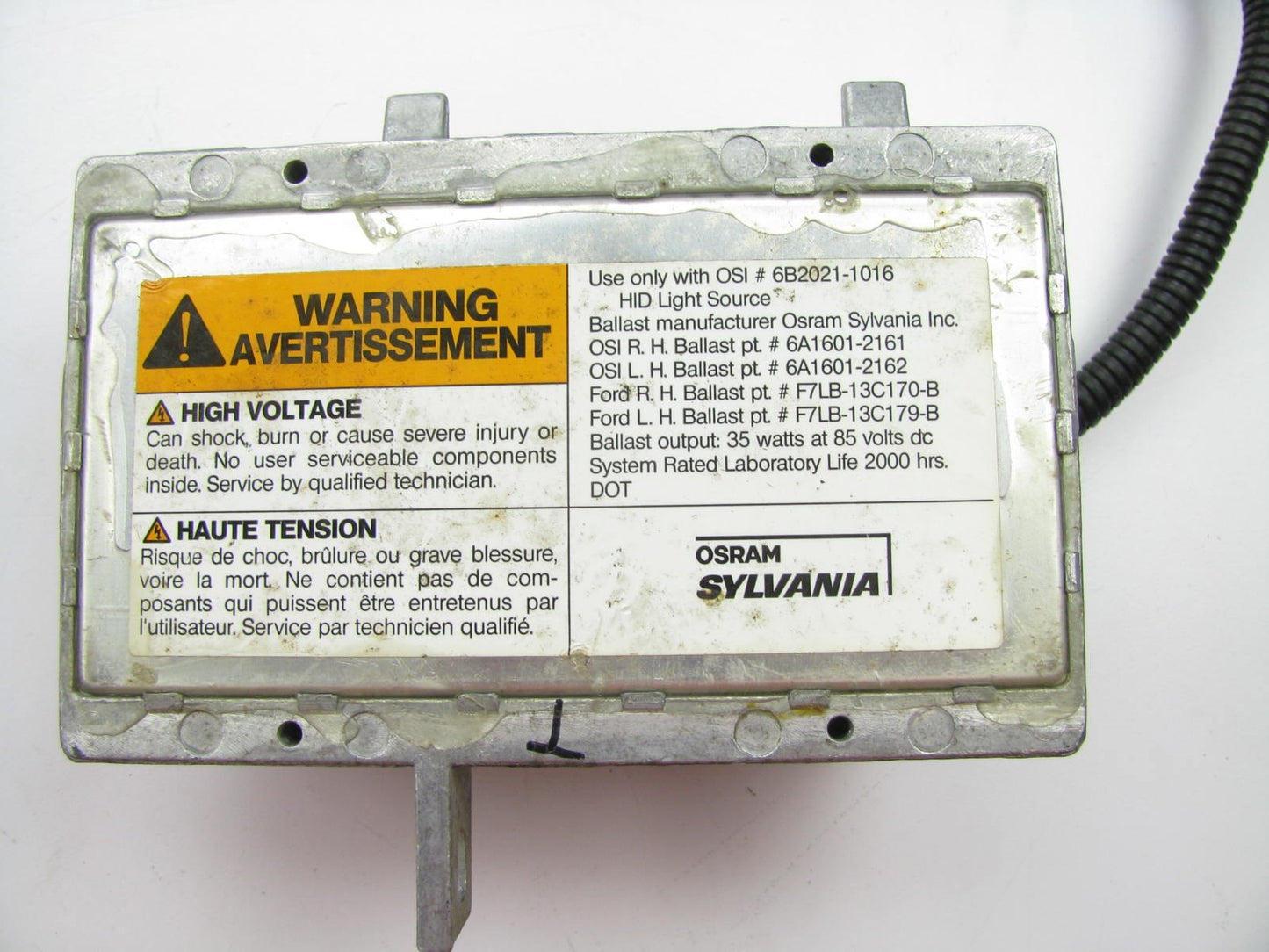 OUT OF BOX OEM Ford 6A1601-2151 RIGHT Side HID Headlight Ballast 1996 Mark VIII