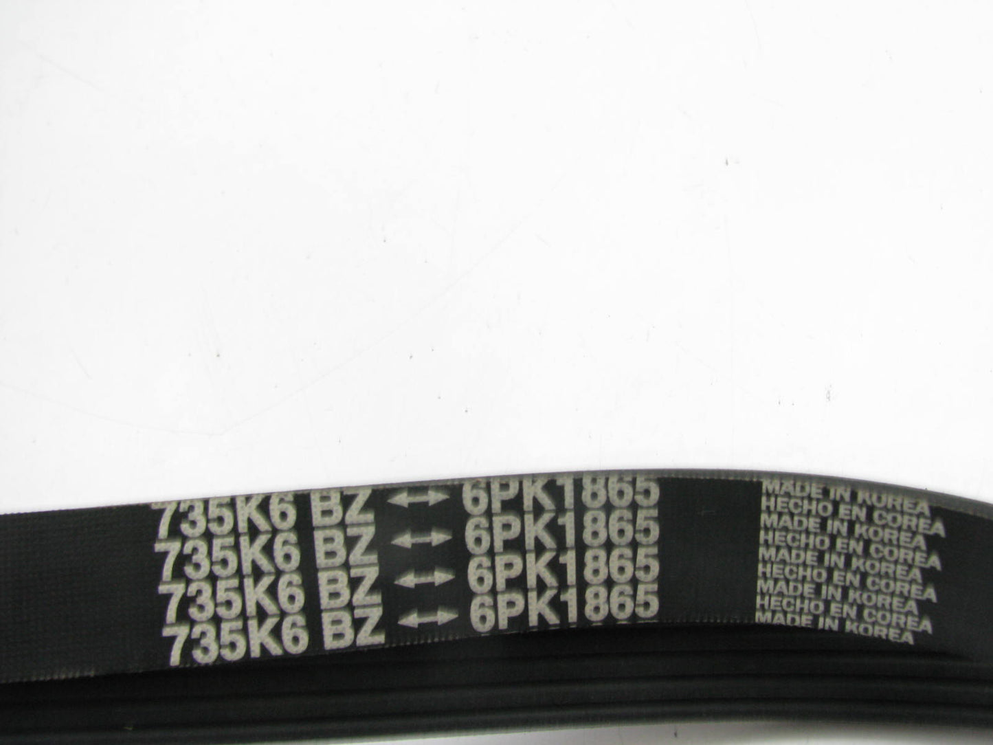 NEW OUT OF BOX - 6PK1865 Serpentine Belt - 0.84'' X 74.00'' - 6 Ribs