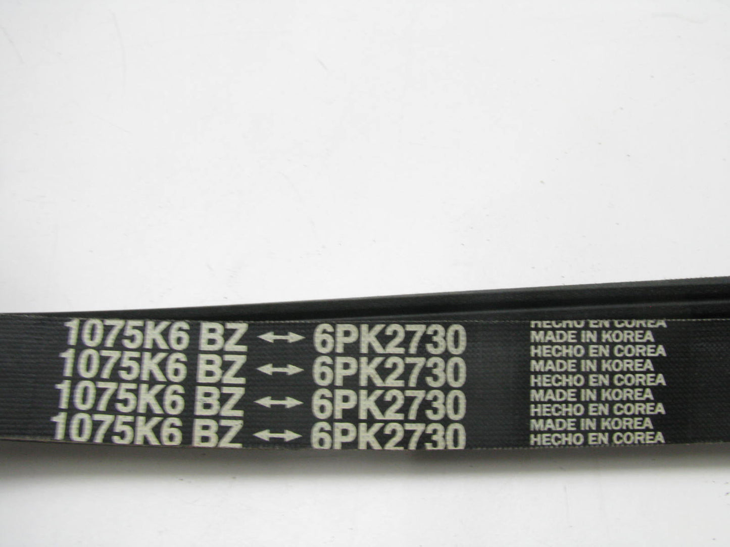NEW OUT OF BOX - 6PK2730 Serpentine Belt - 0.84'' X 108.00'' - 6 Ribs