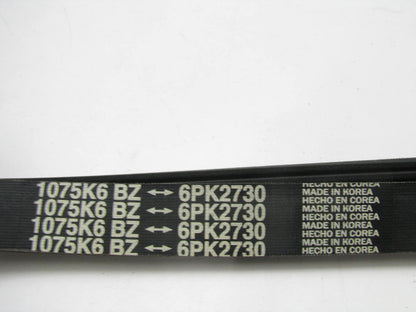 NEW OUT OF BOX - 6PK2730 Serpentine Belt - 0.84'' X 108.00'' - 6 Ribs