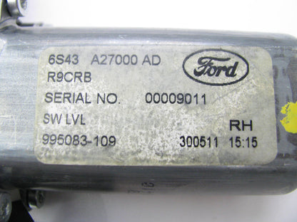 NEW OUT OF BOX OEM Ford 6S43-A27000-AD REAR RIGHT Power Window Motor 00-08 Focus