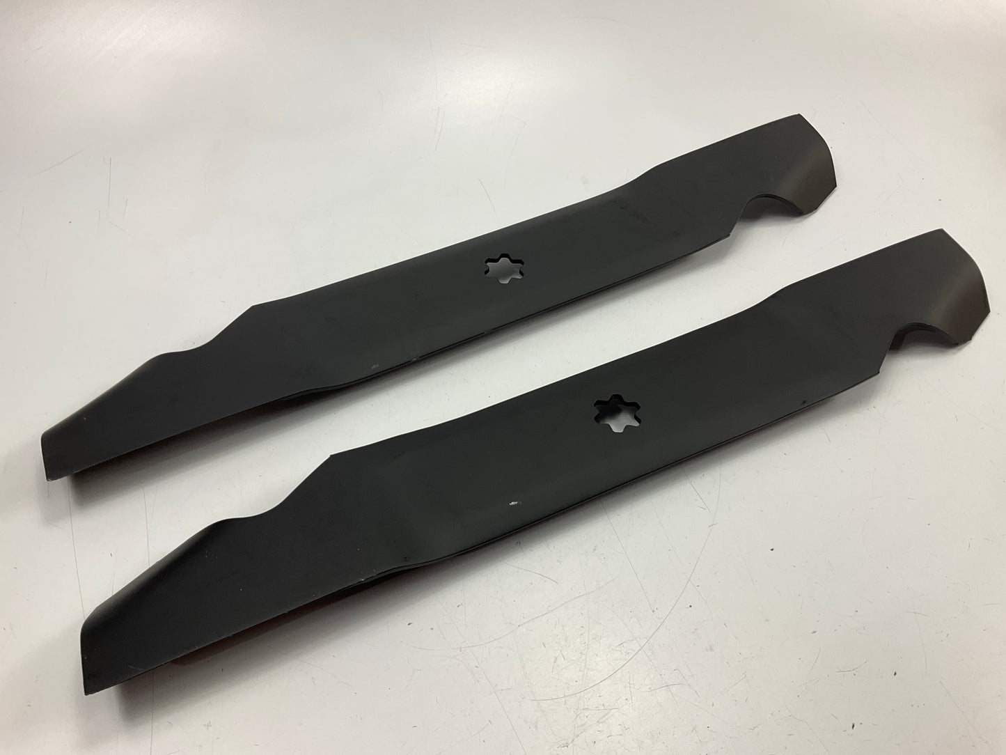 (2) Prime Line 7-044034 Lawn Mower Blade 21-3/16''  942-0616A; 112-0315