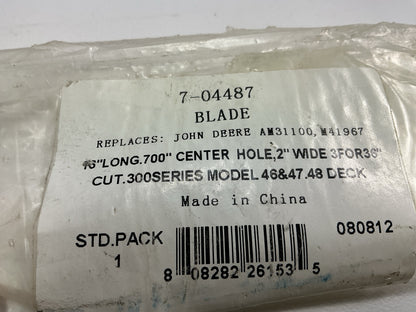 7-04487 16'' Lawn Mower Blade - Replace Oregon 91-389, Stens 330-266, Rotary 1127