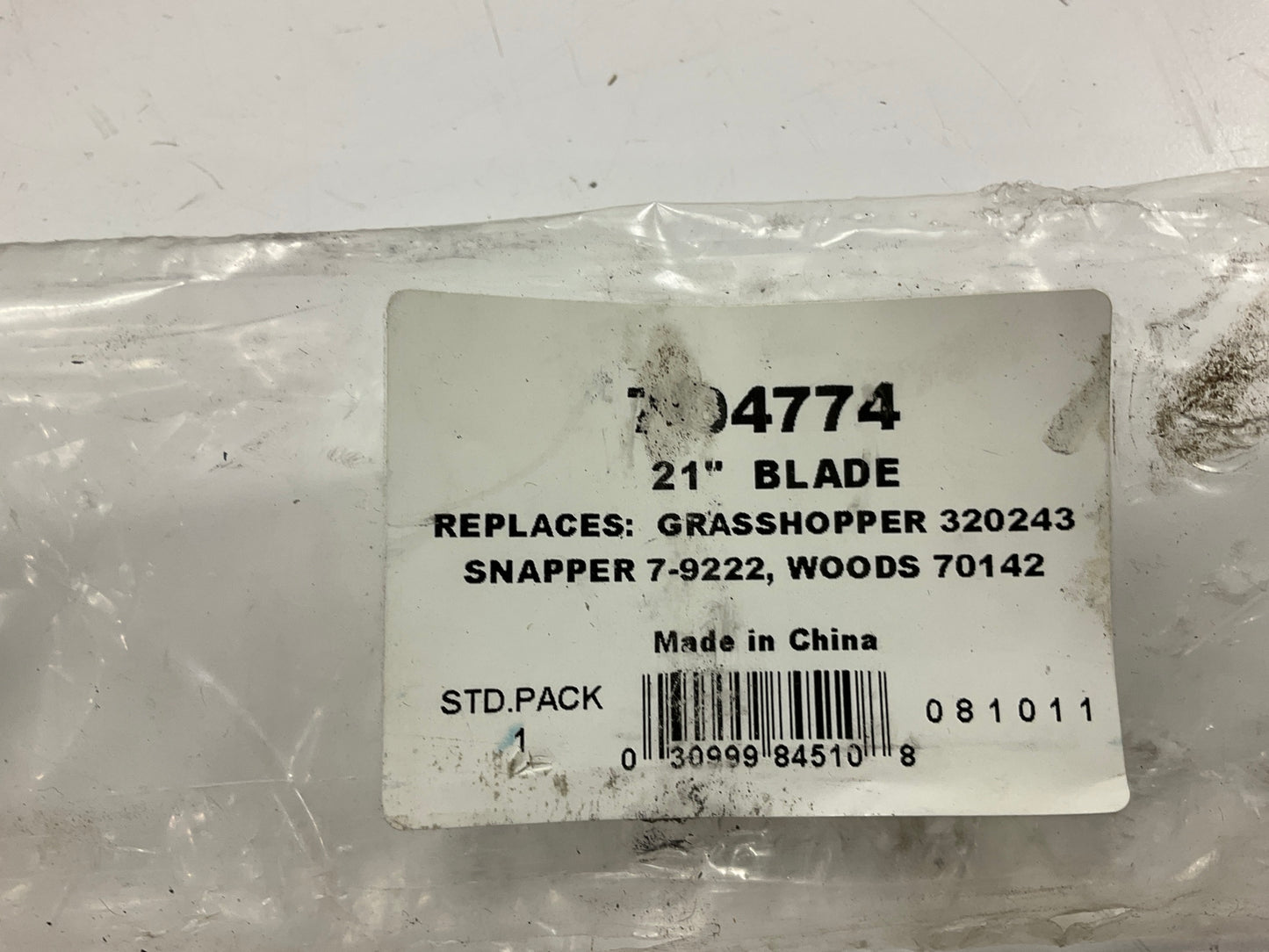(3) NEW 7-04774 Lawn Mower 21'' Blades Grasshopper 61'' Cut, 320243, 7-9222, 70142
