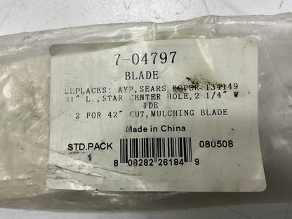 21'' Lawn Mower Blade 7-04797 Replace Craftsman 133128, 134149, 139775