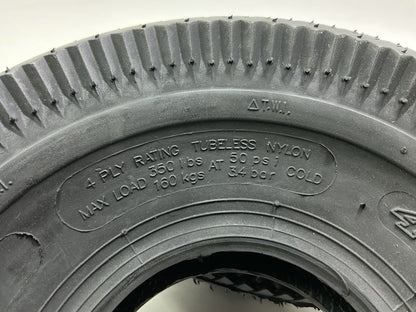 (2) Primeline 7-04827, 410 X 350-4 Tires 410X350X4,  Saw Tooth Tread