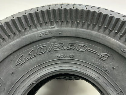 (2) Primeline 7-04827, 410 X 350-4 Tires 410X350X4,  Saw Tooth Tread