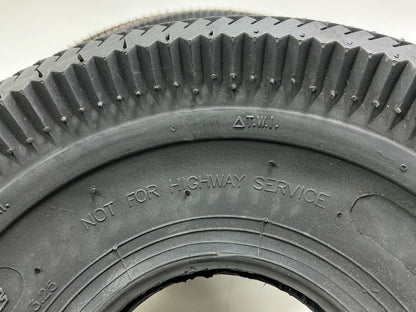 (2) Primeline 7-04827, 410 X 350-4 Tires 410X350X4,  Saw Tooth Tread