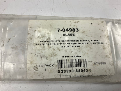 (2) 7-04983 Lawn Mower Blade 19-9/32'' Long, 2-1/4'' Wide, .140'' Thick, 5/8'' Star