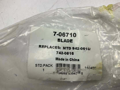 (2) 7-06710 21-3/16 Lawn Mower Mulching Blade 21-3/16'' Replace 942-0616 742-0616