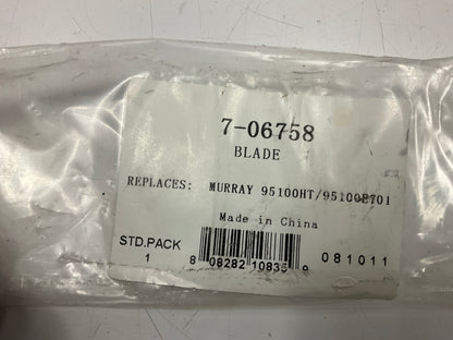 (2)  7-06758 Lawn Mower Blade 21-1/8'' Scotts 495100, 95100, 95100E701