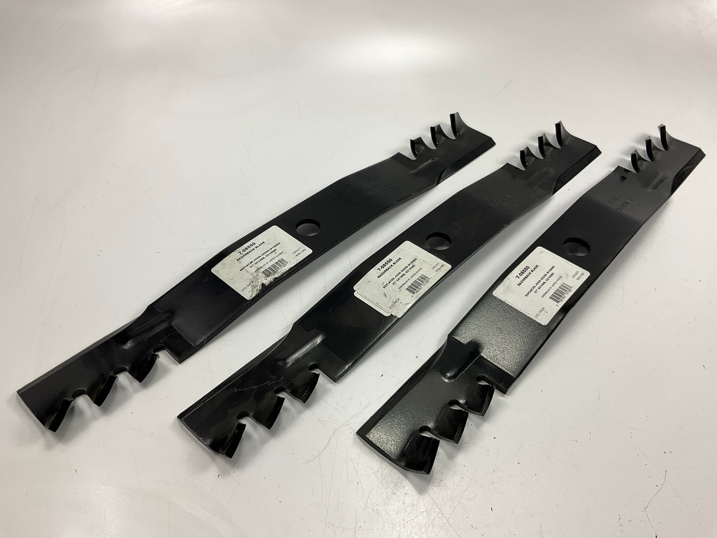 (3) UNBOXED 7-08550 Lawn Mower Blade Replaces M128485, M131958, M144196, M163983