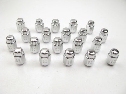 (20) UNBOXED Gorilla 71118 10mm X 1.25 Chrome Lug Nuts Tapered (60°) Seat M10