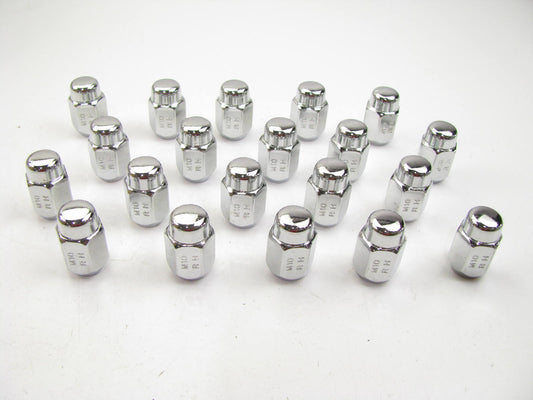 (20) UNBOXED Gorilla 71118 10mm X 1.25 Chrome Lug Nuts Tapered (60°) Seat M10