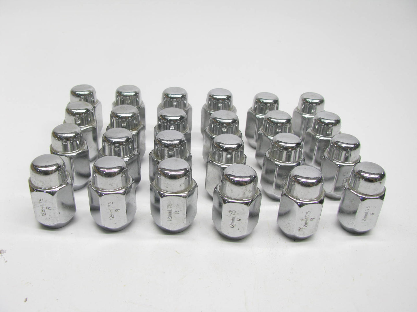 (24) UNBOXED Gorilla 71168 Lug Nuts 12mm X 1.75 Chrome Acorn 13/16'' (21mm) Drive