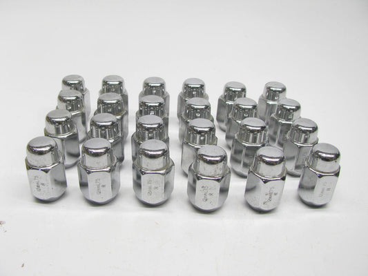 (24) UNBOXED Gorilla 71168 Lug Nuts 12mm X 1.75 Chrome Acorn 13/16'' (21mm) Drive
