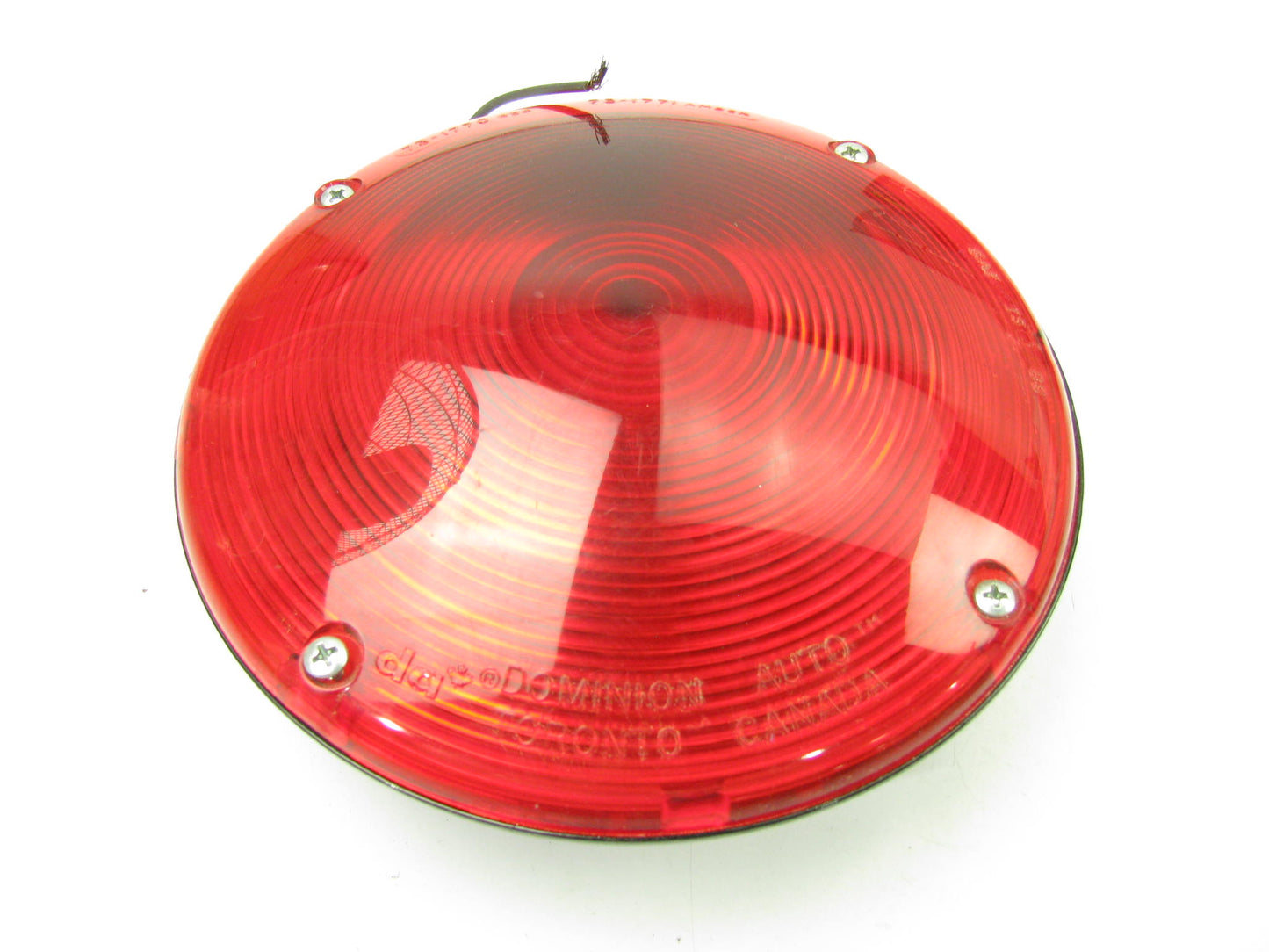 UNBOXED Vintage Dominion 73-1770  Round Red Tail Light Turn Signal Light 8''