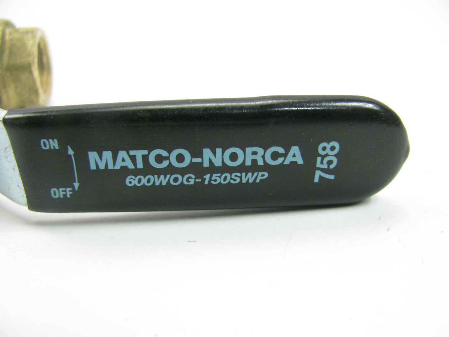 Bulk Packed Matco-Norca 758T01 758T Brass Ball Valve 1/4'' IPS Full Port