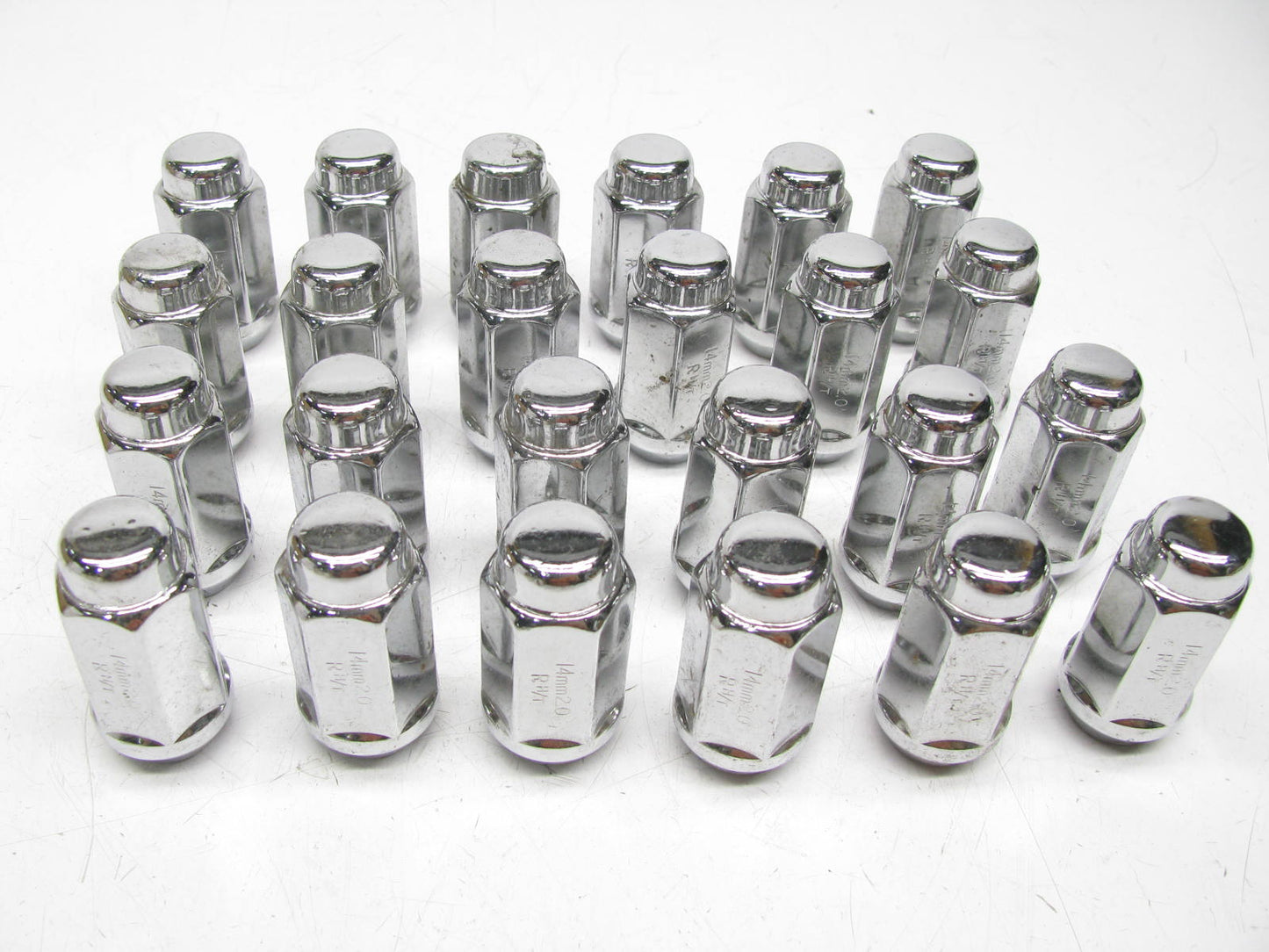 (24) 76108HT - Duplex Acorn Heat Treat Lug Nuts (7/8'' HEX) 14mm X 2.00