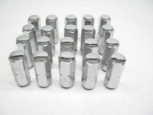 (20) Gorilla 76198XL Duplex Acorn Extra Long Lug Nuts (7/8'' Hex-2.4'' Long) 9/16''