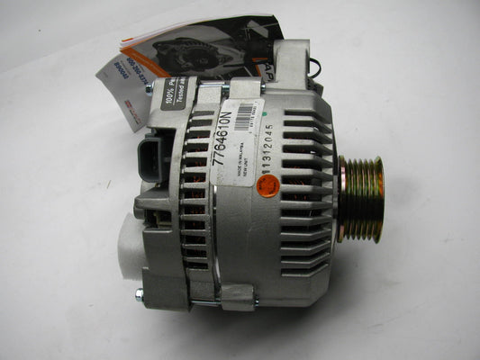 NEW 7764610N Alternator W/ D-Shaped Regulator Connector.  130 AMP