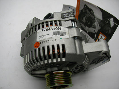 NEW 7764610N Alternator W/ D-Shaped Regulator Connector.  130 AMP