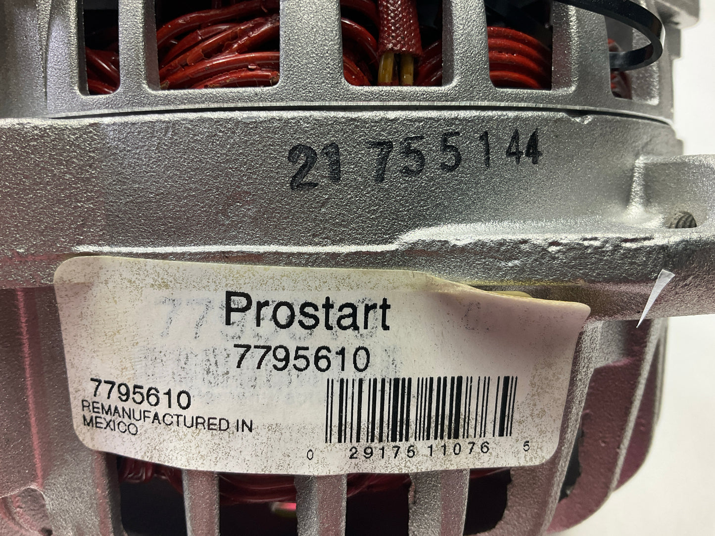 REMAN. UNBOXED ProStart 7795610 Alternator - 98-02 Crown Vic, Town Car 4.6L V8
