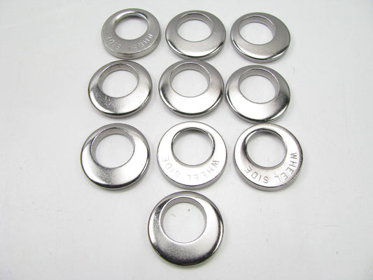 (10) Gorilla 79913 11/16'' Hole Round W/ Offset Center Washers For Cragar Wheels