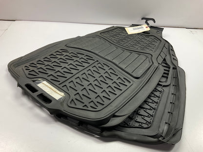 NEW UNBOX DICKIES 80133 2-Piece RUBBER Black Truck Floor Mat Set - CUT TO FIT