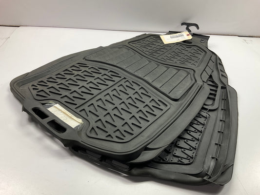 NEW UNBOX DICKIES 80133 2-Piece RUBBER Black Truck Floor Mat Set - CUT TO FIT