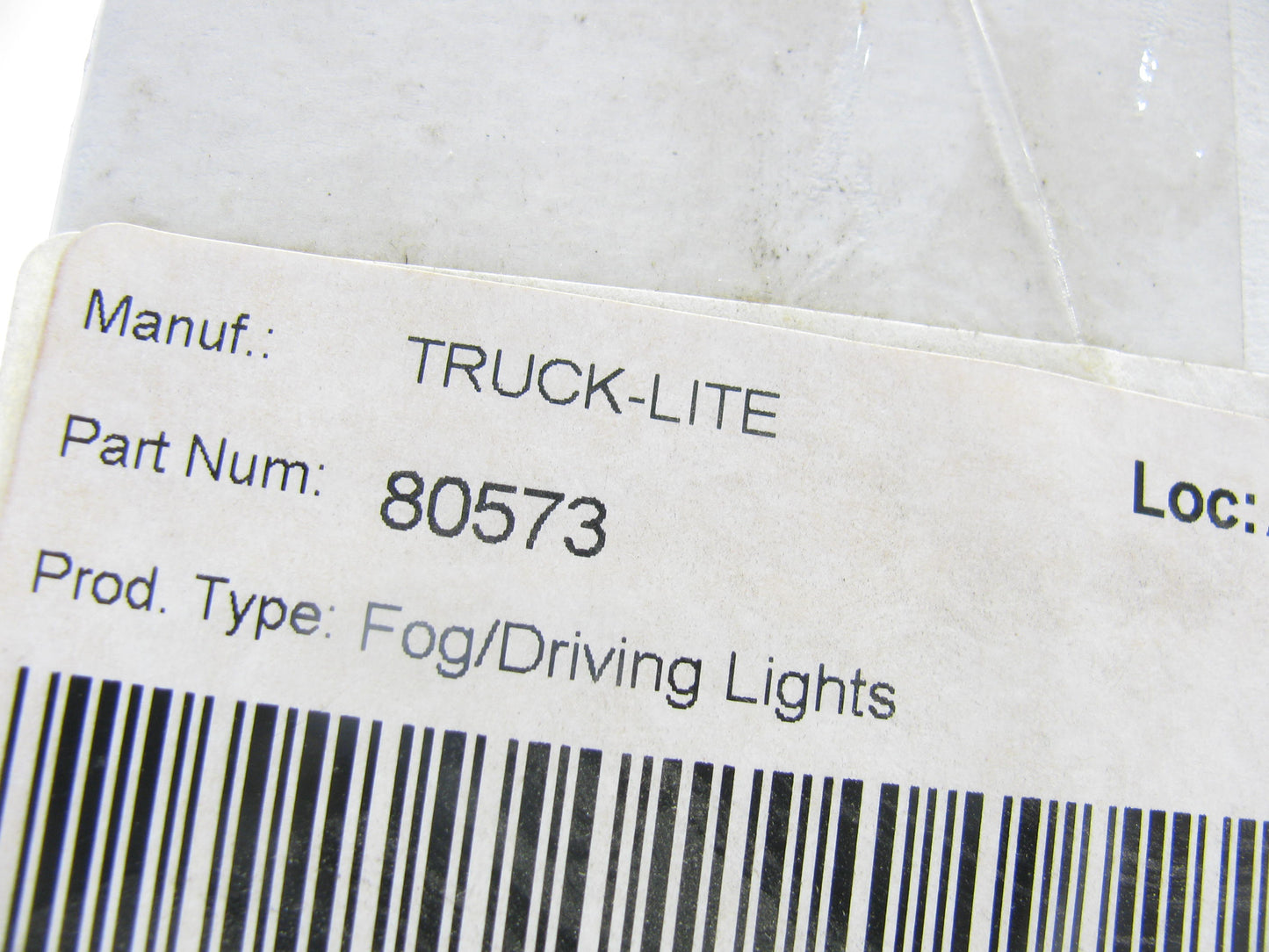 (x2) Truck-lite 80573 H3 Rectangular Fog Light, Housing Lead Crystal 7'' X 3''