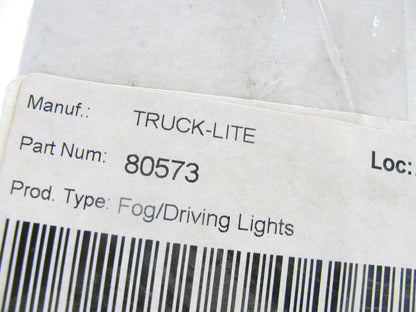 (x2) Truck-lite 80573 H3 Rectangular Fog Light, Housing Lead Crystal 7'' X 3''