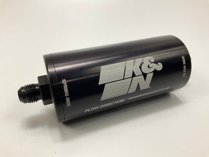 K&N 81-1000 25 Micron Inline Fuel Filter -6 AN Inlet & Outlet, Washable Reusable