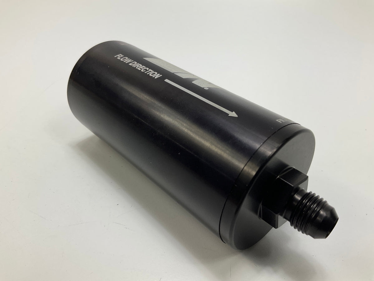 K&N 81-1000 25 Micron Inline Fuel Filter -6 AN Inlet & Outlet, Washable Reusable
