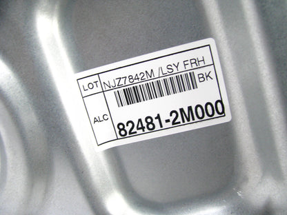 NEW OUT OF BOX FRONT RIGHT Window Regulator W/Panel OEM For 10-16 Genesis Coupe