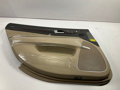 NEW UNBOXED 833013NED0W3V Rear Left Beige Tan Door Panel OEM For 2011-2012 Equus