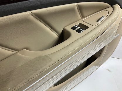 NEW UNBOXED 833013NED0W3V Rear Left Beige Tan Door Panel OEM For 2011-2012 Equus