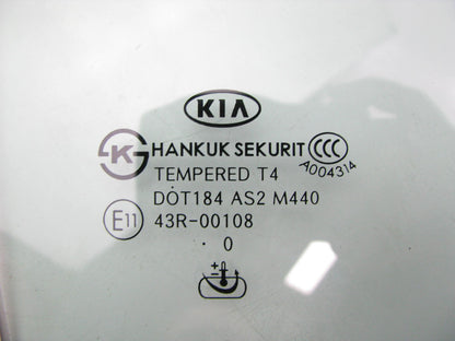 NEW - OUT OF BOX 834203R010 Rear Right Window Glass For 2014-2016 Kia Cadenza Type 2