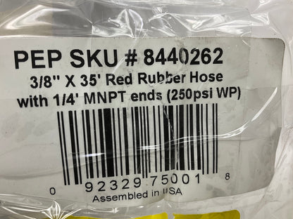 35 FEET - Continental ContiTech Frontier 3/8'' Air Hose - MADE IN USA - 250 PSI