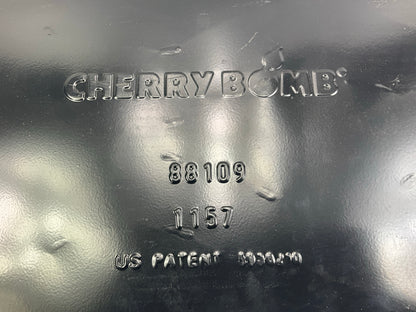 DENTED #1 SEE PHOTOS CherryBomb Vortex Muffler 3'' Center ID, 2.5'' Dual OD, 16'' L