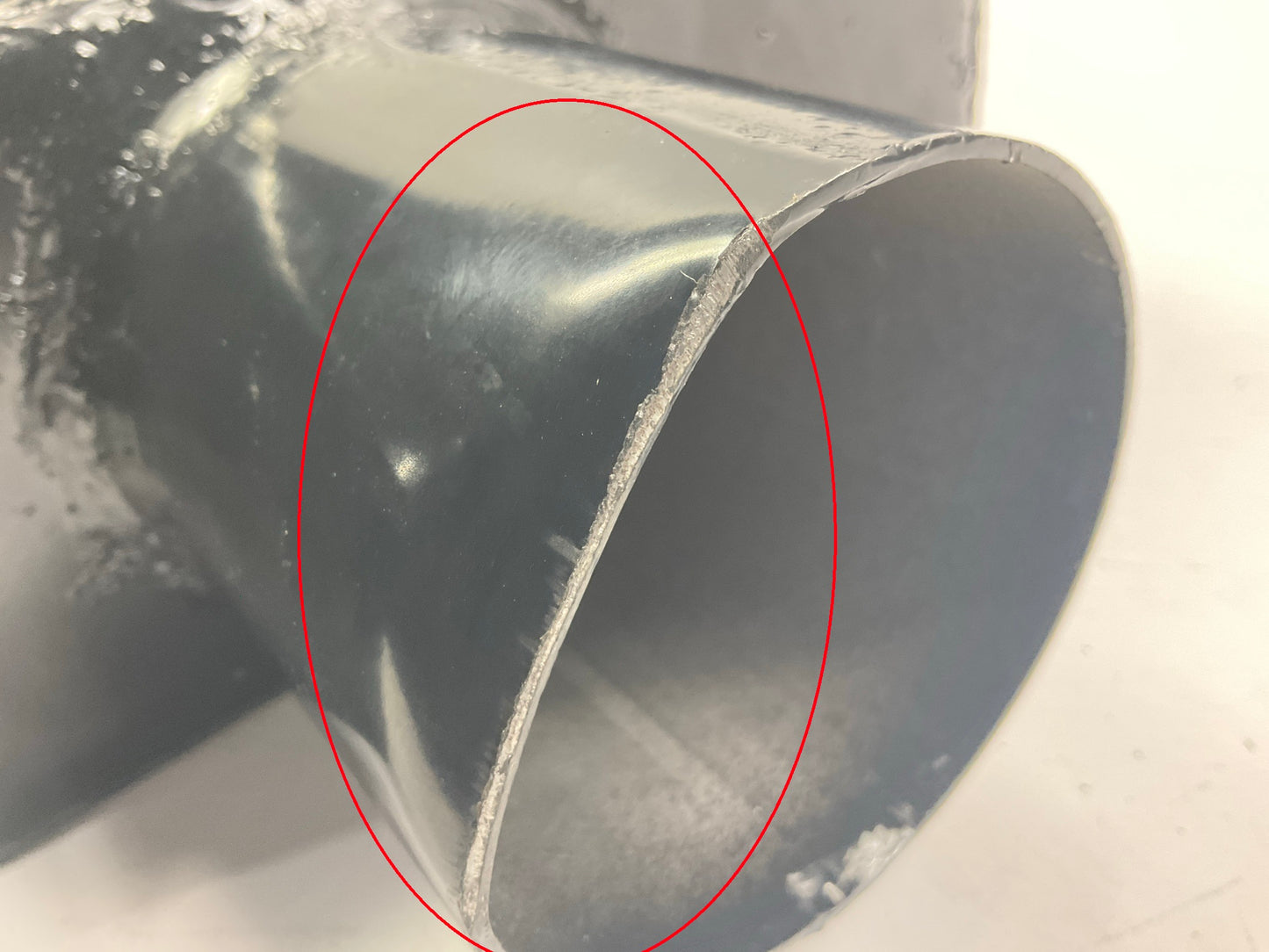 DENTED SEE PHOTO Cherry Bomb Vortex Muffler 3'' Center ID, 2.5'' Dual OD, 16'' Long